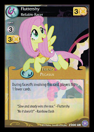 My Little Pony Fluttershy, Reliable Racer The Crystal Games CCG Card