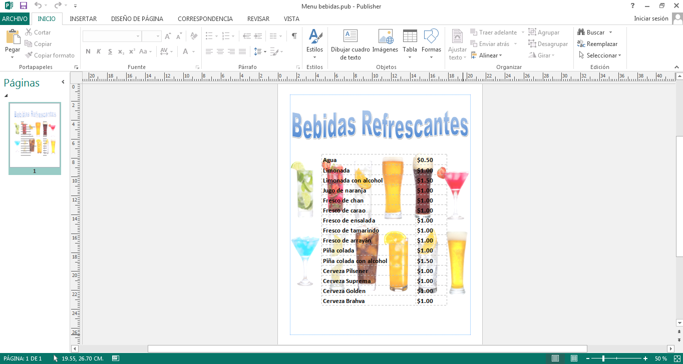 Mis pasos por la Ofimática: Publisher