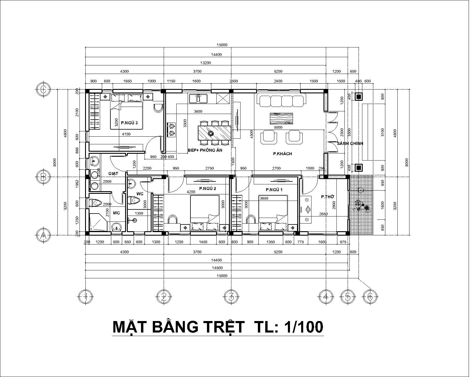 38 mẫu nhà cấp 4 đẹp 120m2 có bản vẽ cho thợ xây năm 2023