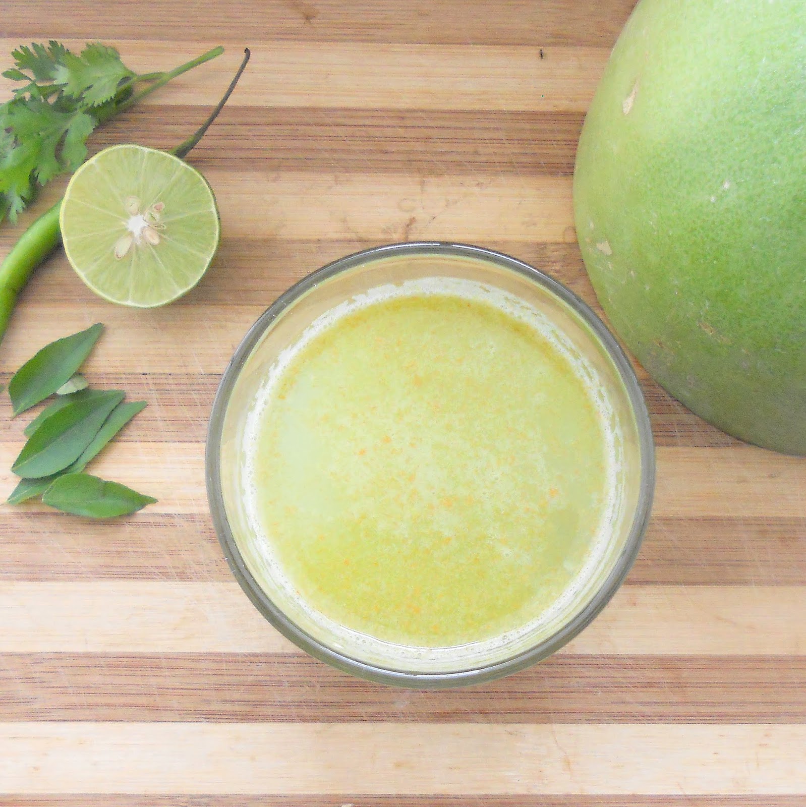 Green Diet Drink Ash Gourd Punch.