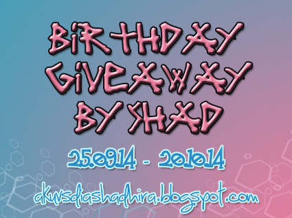 Birthday Giveaway by Shad 