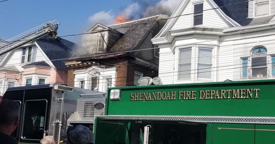 Home Damaged in Shenandoah Fire