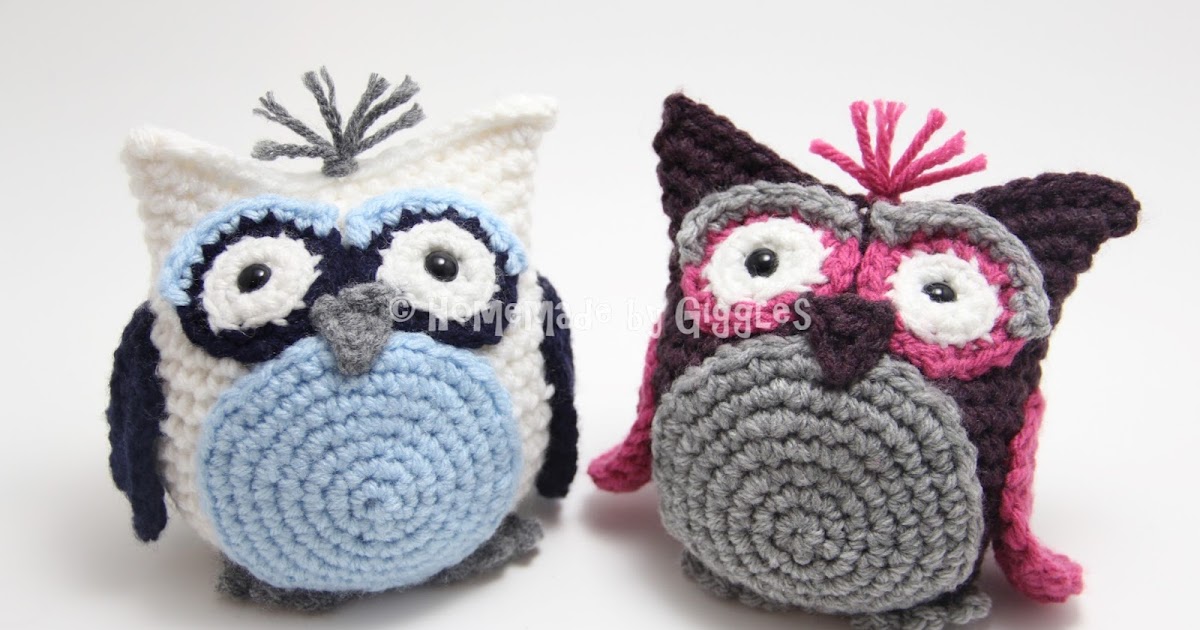 Homemade by Giggles: Bean Bag Owl - FREE Crochet Pattern!