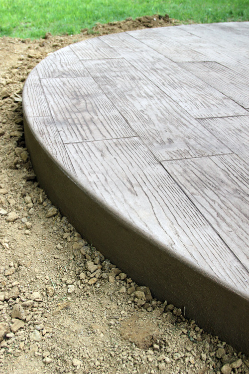 "Wood" Stamped Concrete