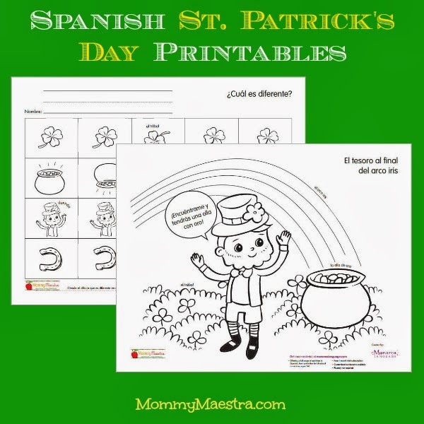Free Spanish St. Patrick's Day Printables