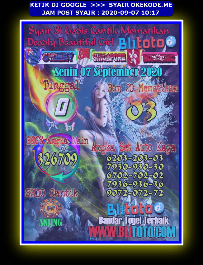 1 New Message Kode Syair Singapore 7 September 2020 Forum Syair Togel Hongkong Singapura Sydney