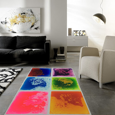 Art3D Colorful Liquid Dance Floor, Moving Liquid Floor Tiles