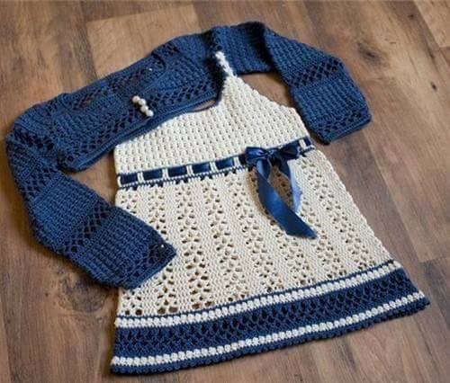 Patrón #1864: Como hacer vestido de bebé a crochet Patrón #1864: Como hacer vestido de bebé a crochet