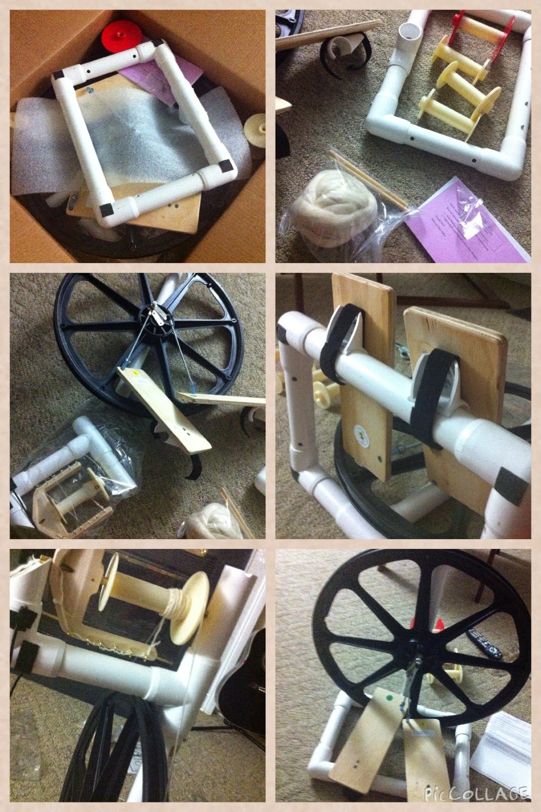 Malon's Craft Blog UhOh Spinning Wheel Assembly!