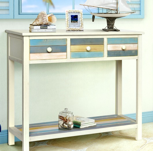 Beach Color Console Table