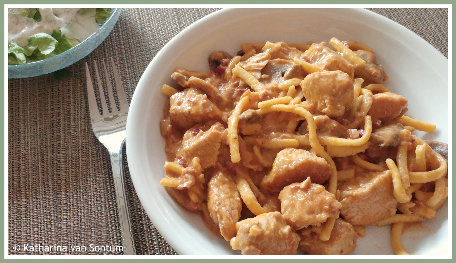 ich hab da mal was ausprobiert: Puten - Filettopf mit frischen Champignons