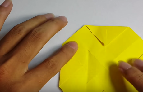 Cách gấp chiếc mũ rơm của Luffi theo nghệ thuật gấp giấy Origami