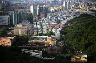 台湾旅行　象山登山　展望台からの眺め