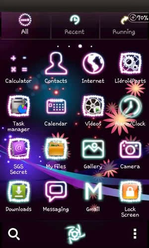 go launcher pro themes