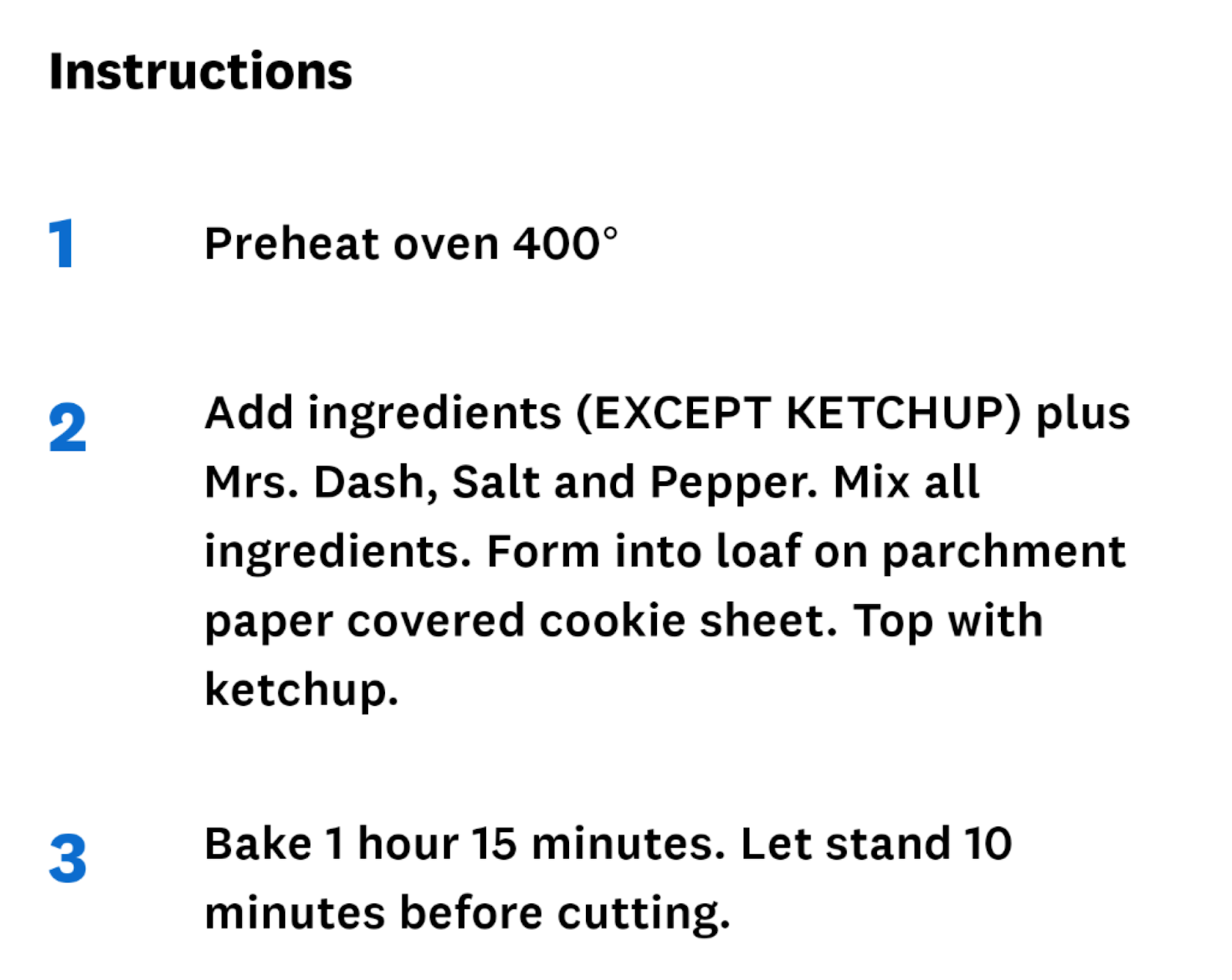 mesc Turkey Meatloaf