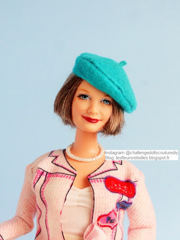 Barbie Grandma Happy Familly 2003 portrait 5 avec béret