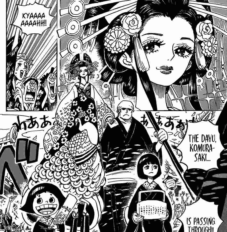 One Piece Chapter 928 Ungkap Kecantikan Oiran Komurasaki Chapteria