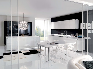 decorar cocina negro blanco cocina blanco con negro