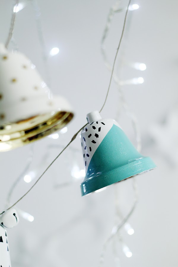 Campanas de Navidad DIY