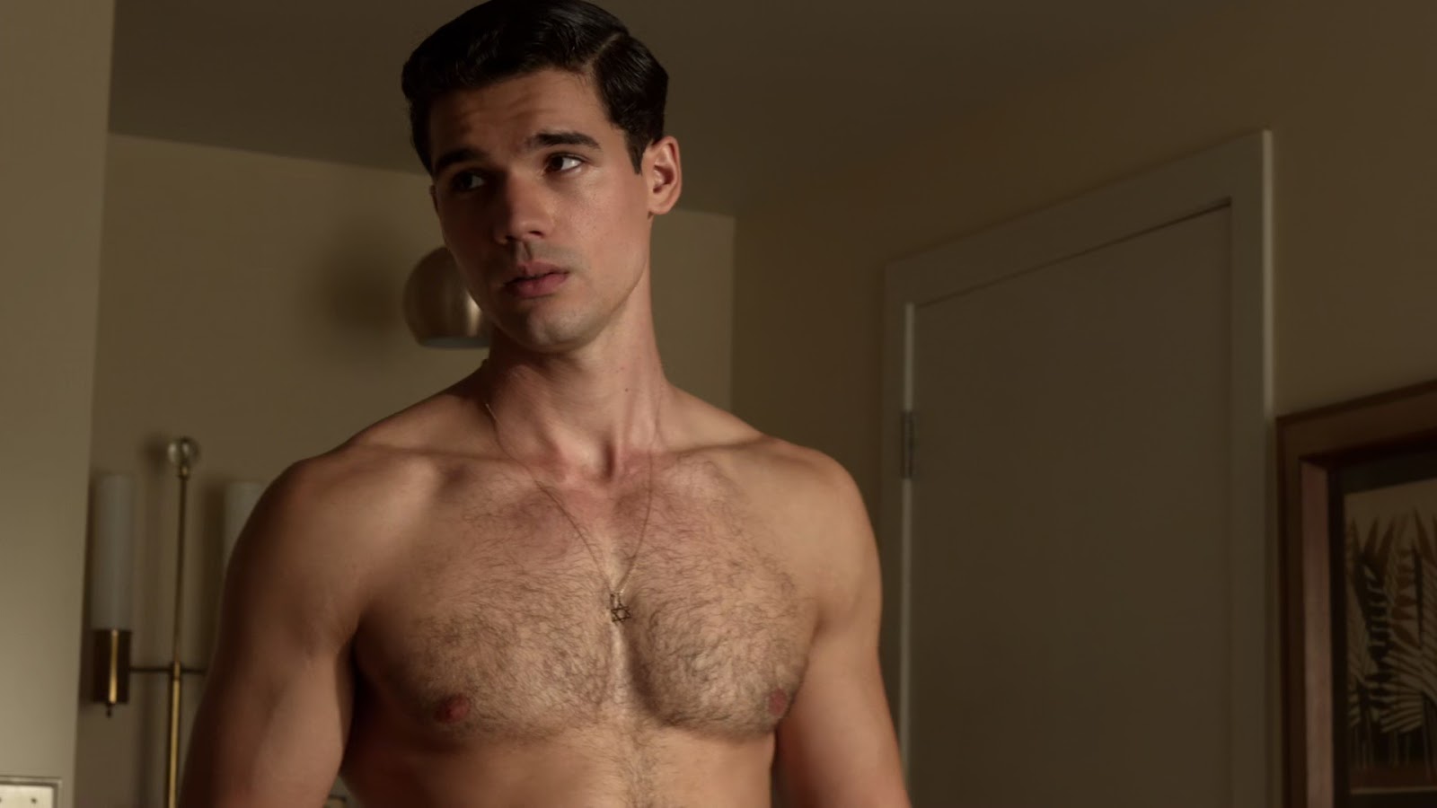 Steven Strait shirtless in Magic City 1-07 "Who's the Horse and W...