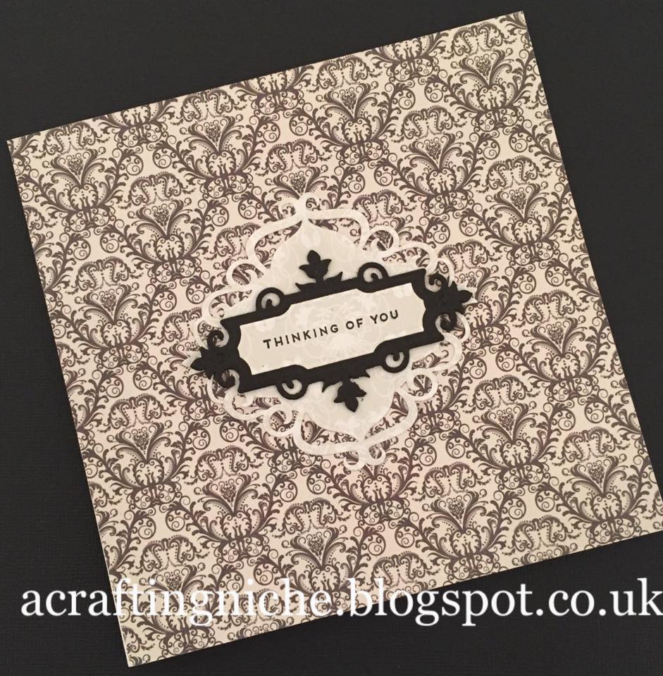 A Crafting Niche Spellbinders Floral Boutique Card