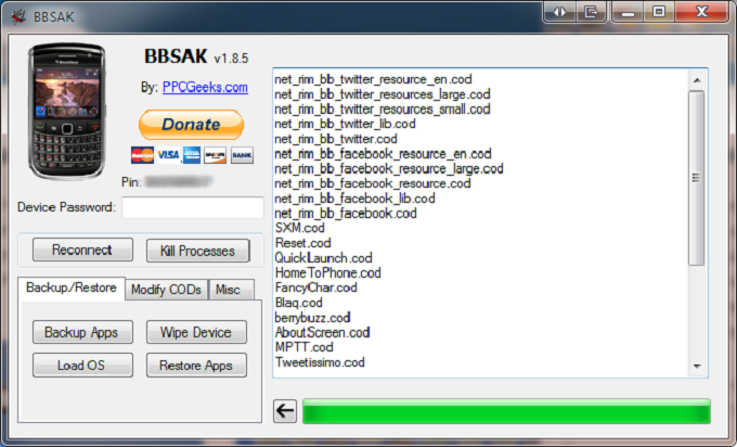 Download BBSAK Repair Tool For BlackBerry OS 4 To 7 - TEKNOKIA