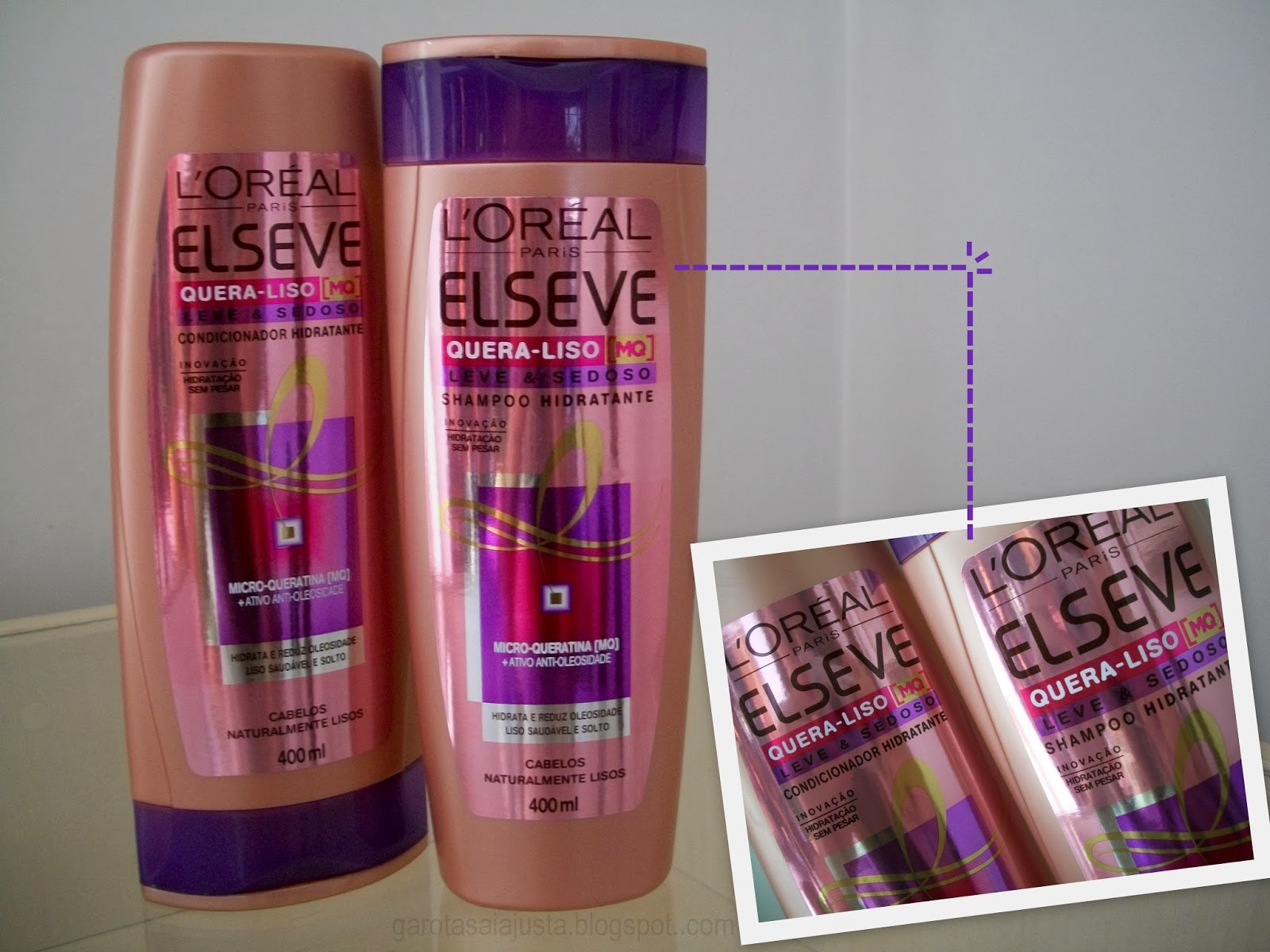 Saia Justa Cabelos naturalmente lisos Elseve QuebraLiso