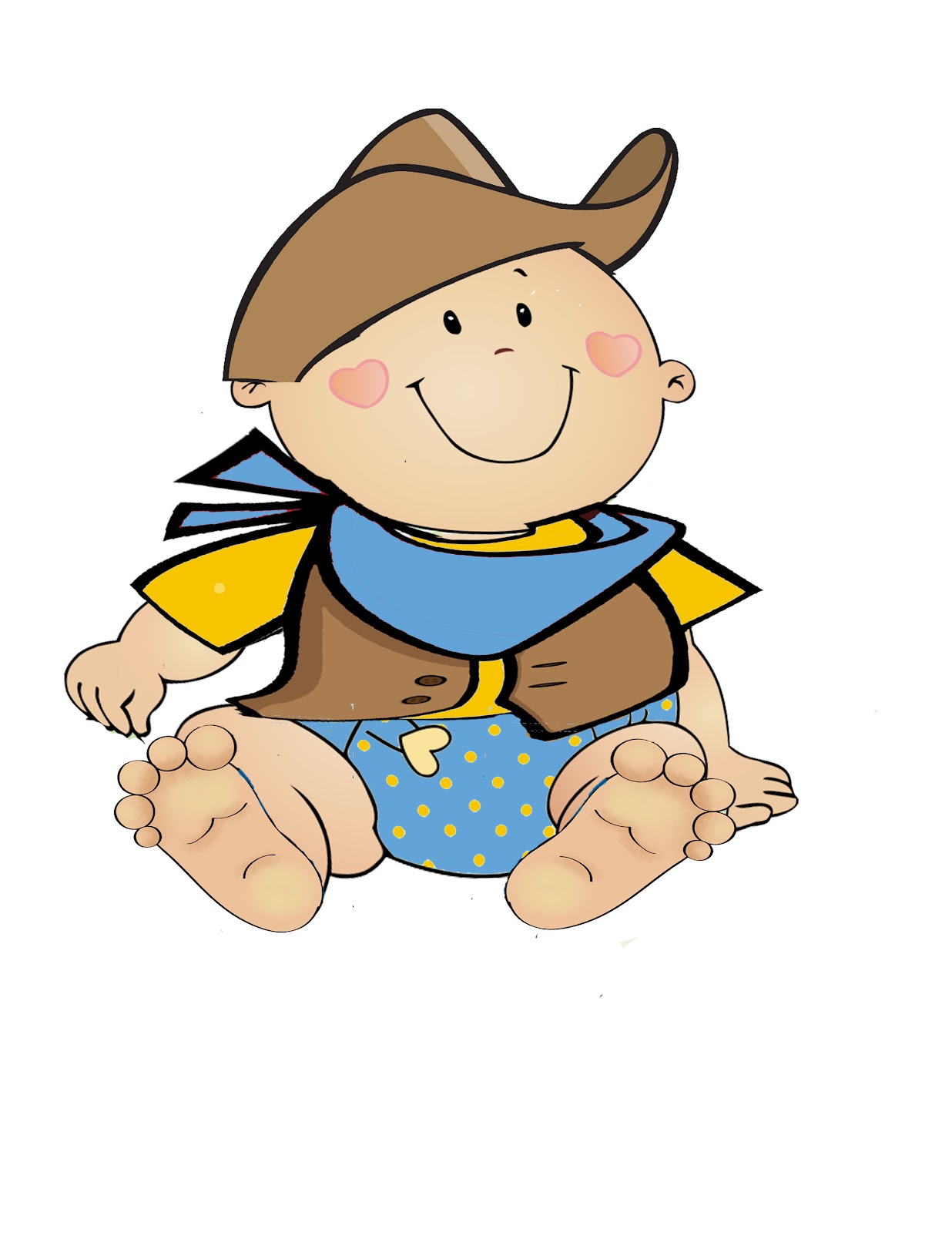 free baby cowgirl clipart - photo #45