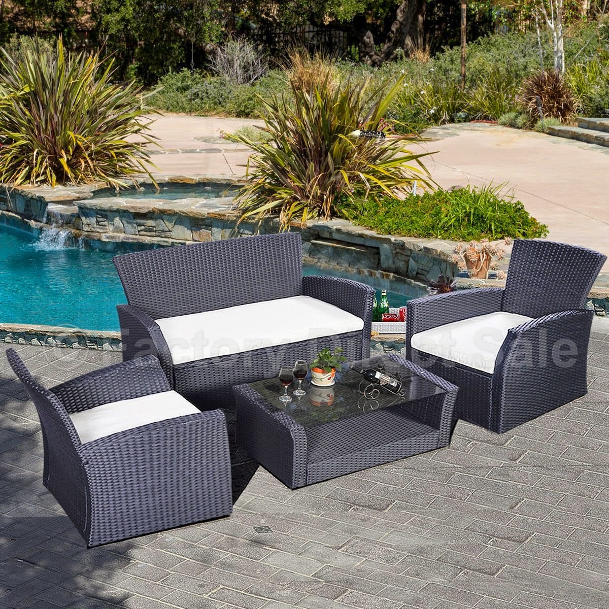 Modern Outdoor Sofa Rattan Outdoor Sofa