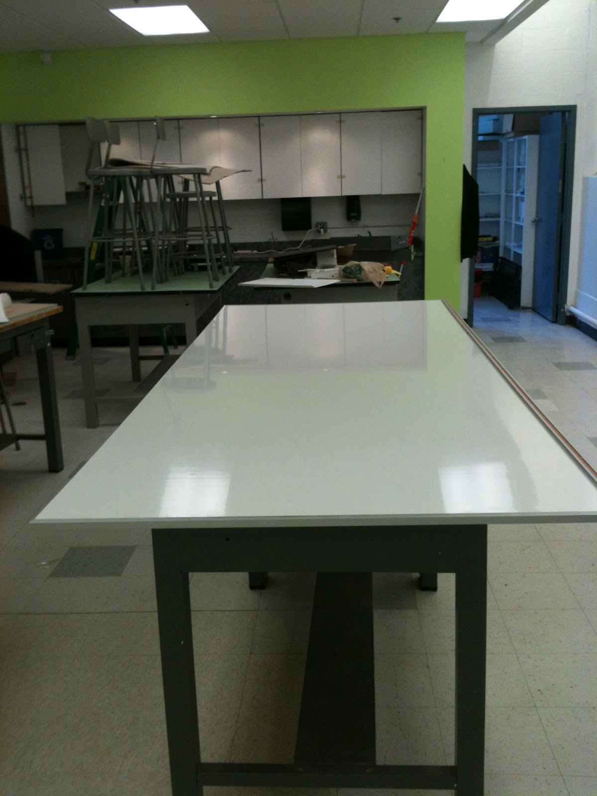 Philadelphia University ID Grad Studio Project Whiteboard Table