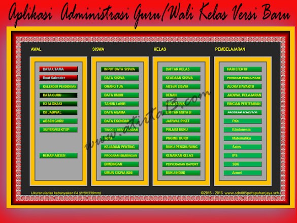 Aplikasi Manajemen Guru/Wali Kelas Versi Baru