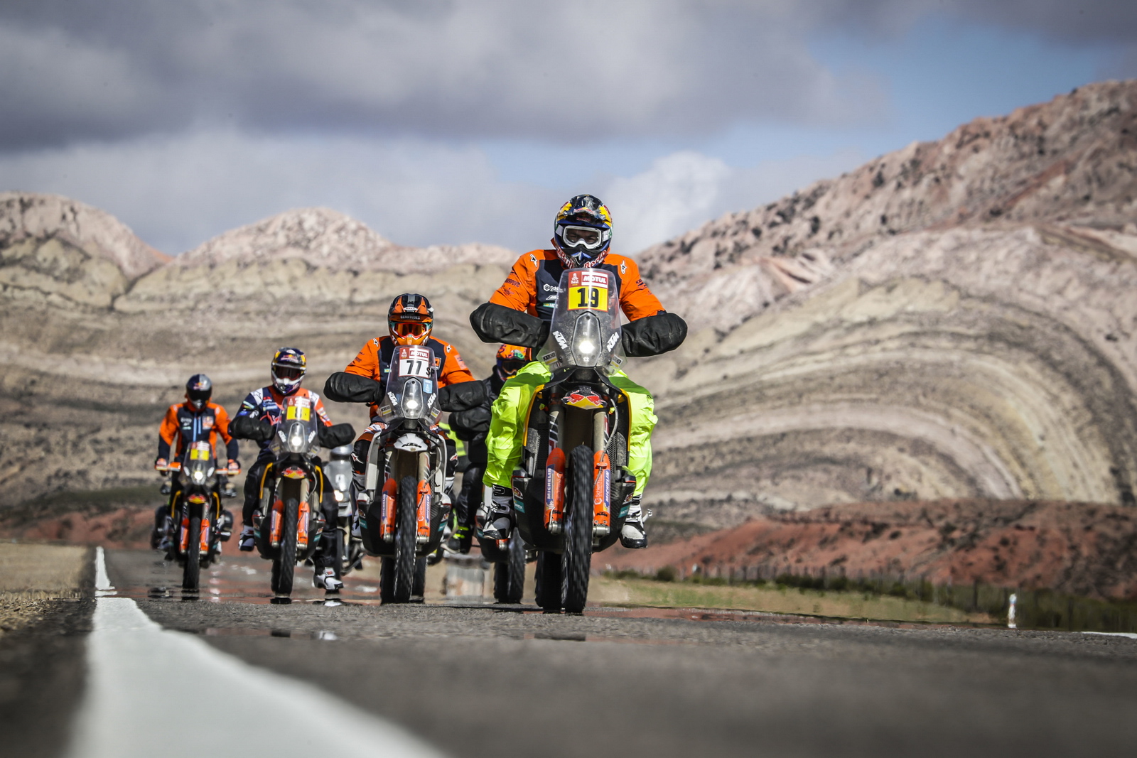 Racer Dakar байкер