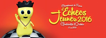 Échecs & Jeunes : prochain championnat de France jeunes 2016  