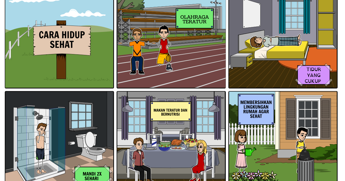 30+ Ide Keren Storyboard Iklan Layanan Masyarakat