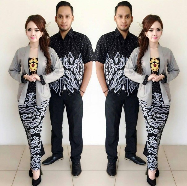 30 Model  Baju  Kebaya Batik Couple  Modern Terbaru 