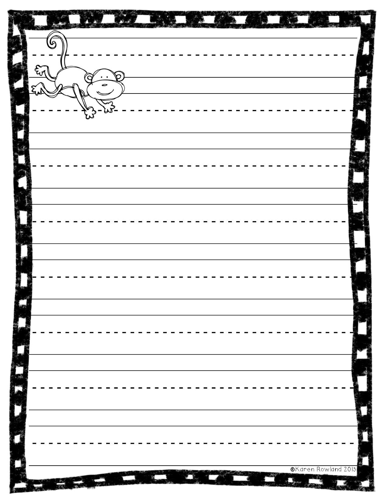 A writing page