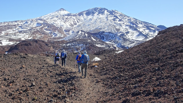 snow on teide tenerife