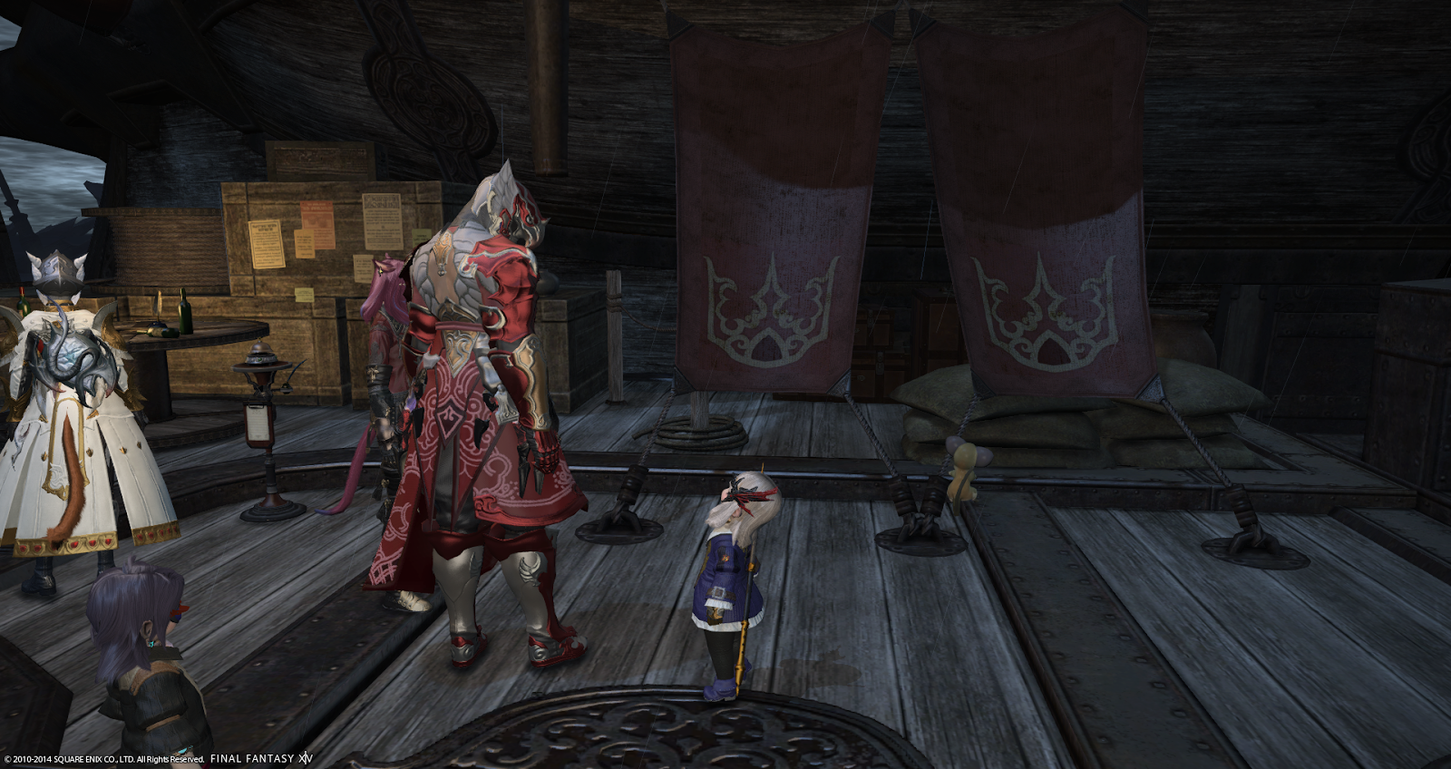 A Tank and a Healer. FFXIV PVP Sets