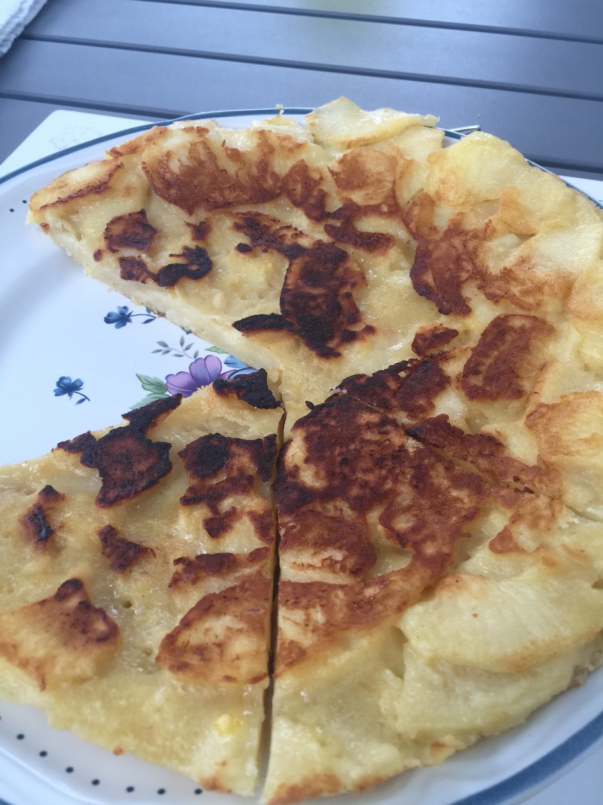 Galette de pommes à la poêle