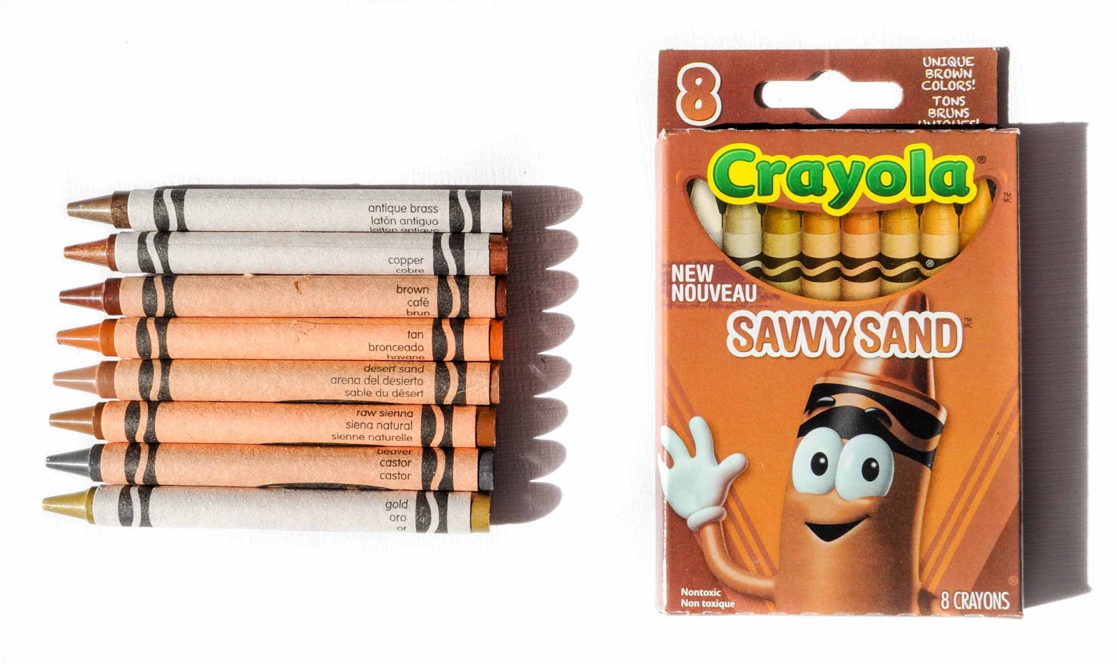 8 Count Crayola Tip Collection Crayons What's Inside the Box Jenny's