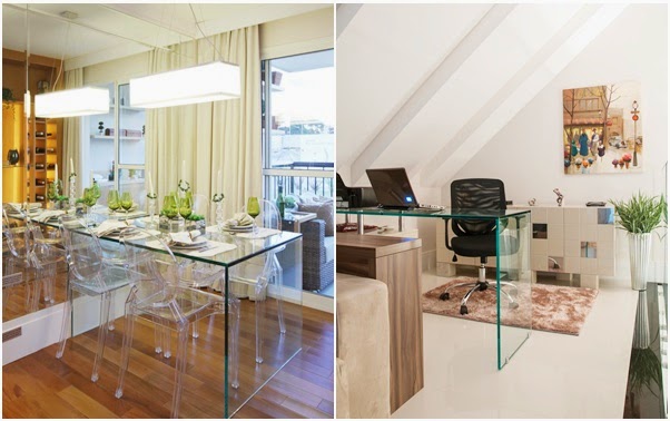 Inspiração Decor: MESA DE VIDRO