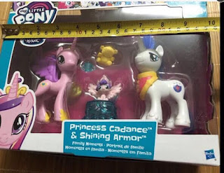 MLP Family Moments Set with Princess Cadance, Shining Armor and Baby Flurry Heart Brushable