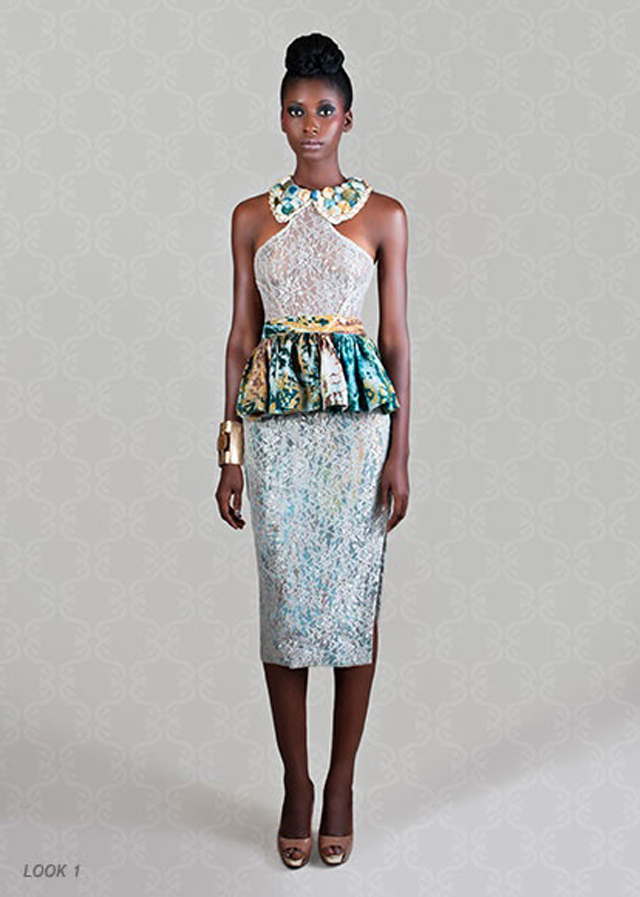 Christie Brown's resort 2013 collection sur la mode africaine-robe