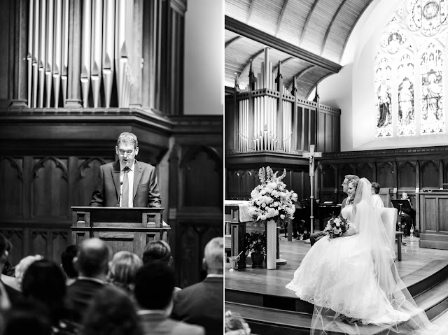 A classic fall wedding at Dahlgren Chapel on the Georgetown Campus and the Key Bridge Marriott in Washington, DC by H height=