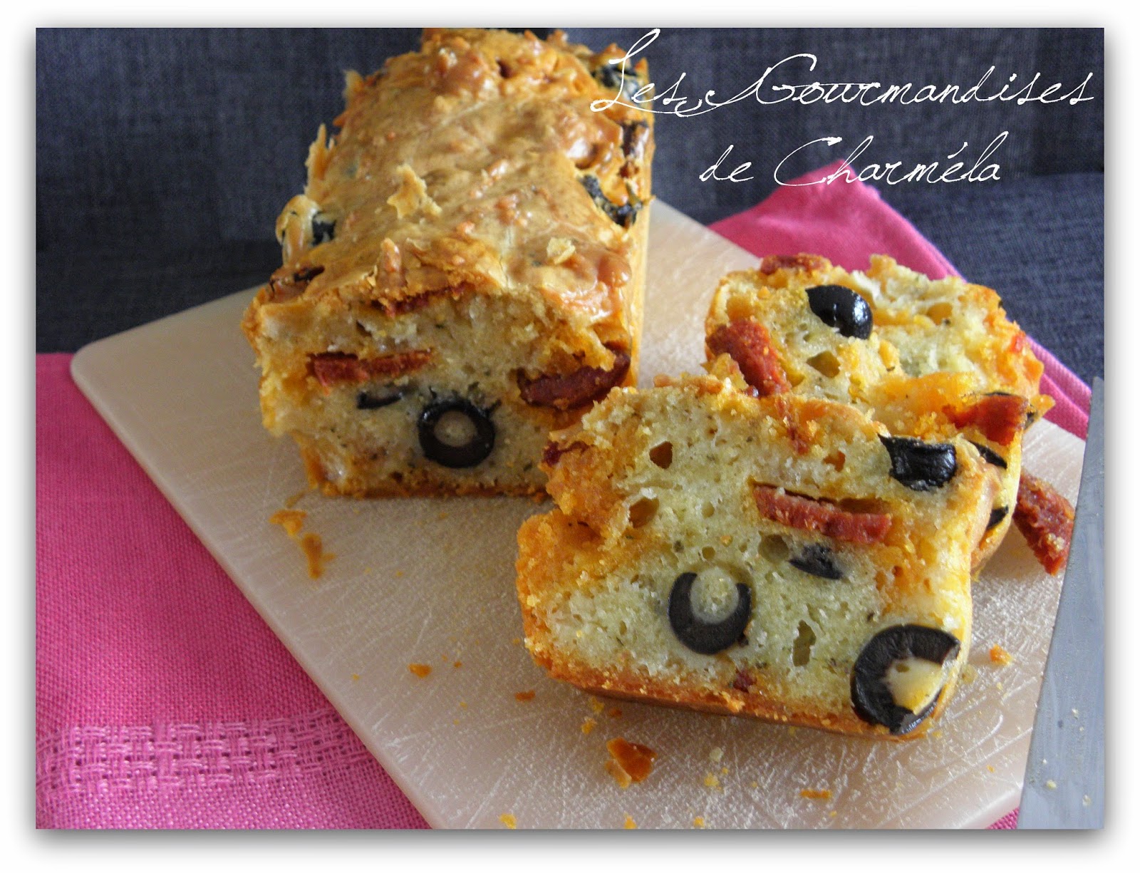 Les Gourmandises de Charméla: Cake au Chorizo Olives et Origan
