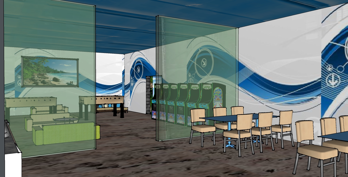 Jas On Vu Video Game center Habour Front Center design