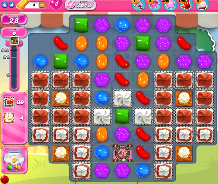 Candy Crush Saga level 2078 Candy Crush Saga level 2078