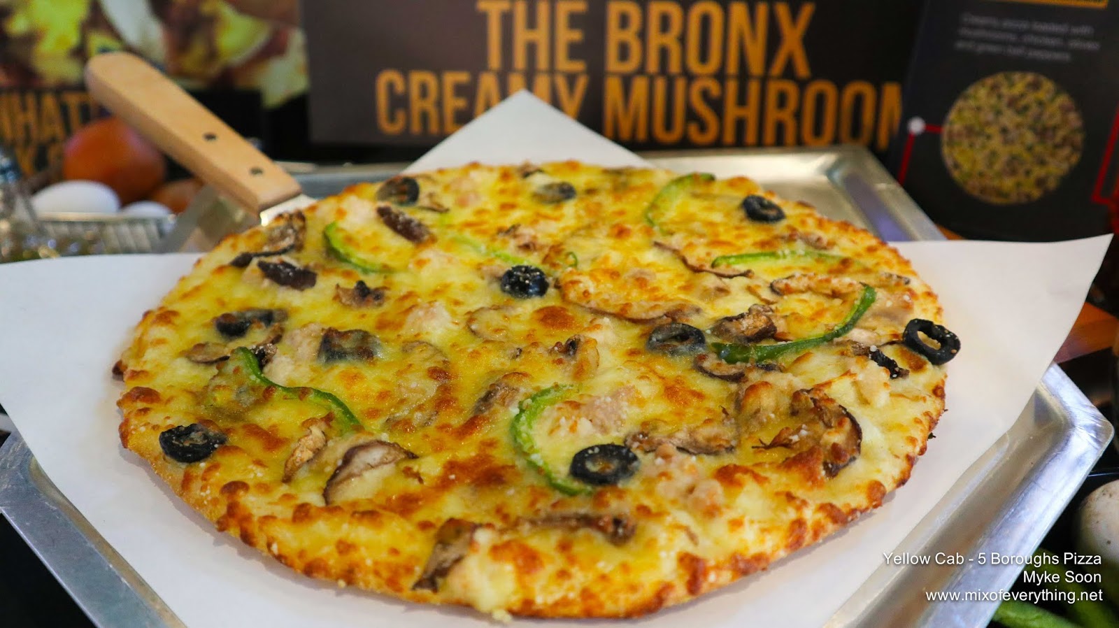 Bronx Creamy Mushroom Pizza Is Yellow Cabs First White Sauce Based Pizza Bringing To The Fore The Intense Flavor Of The Tough And Edgy Community Of The Bronx Creamy Mushroom Pizza Is Yellow Cabs First White Sauce Based Pizza Bringing To The Fore The Intense Flavor Of The Tough And Edgy Community Of The