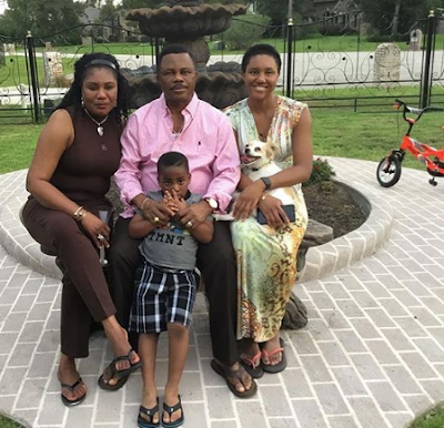 lll Photo of Anambra state governor, Willie Obiano, his wife and their children holiday in the US