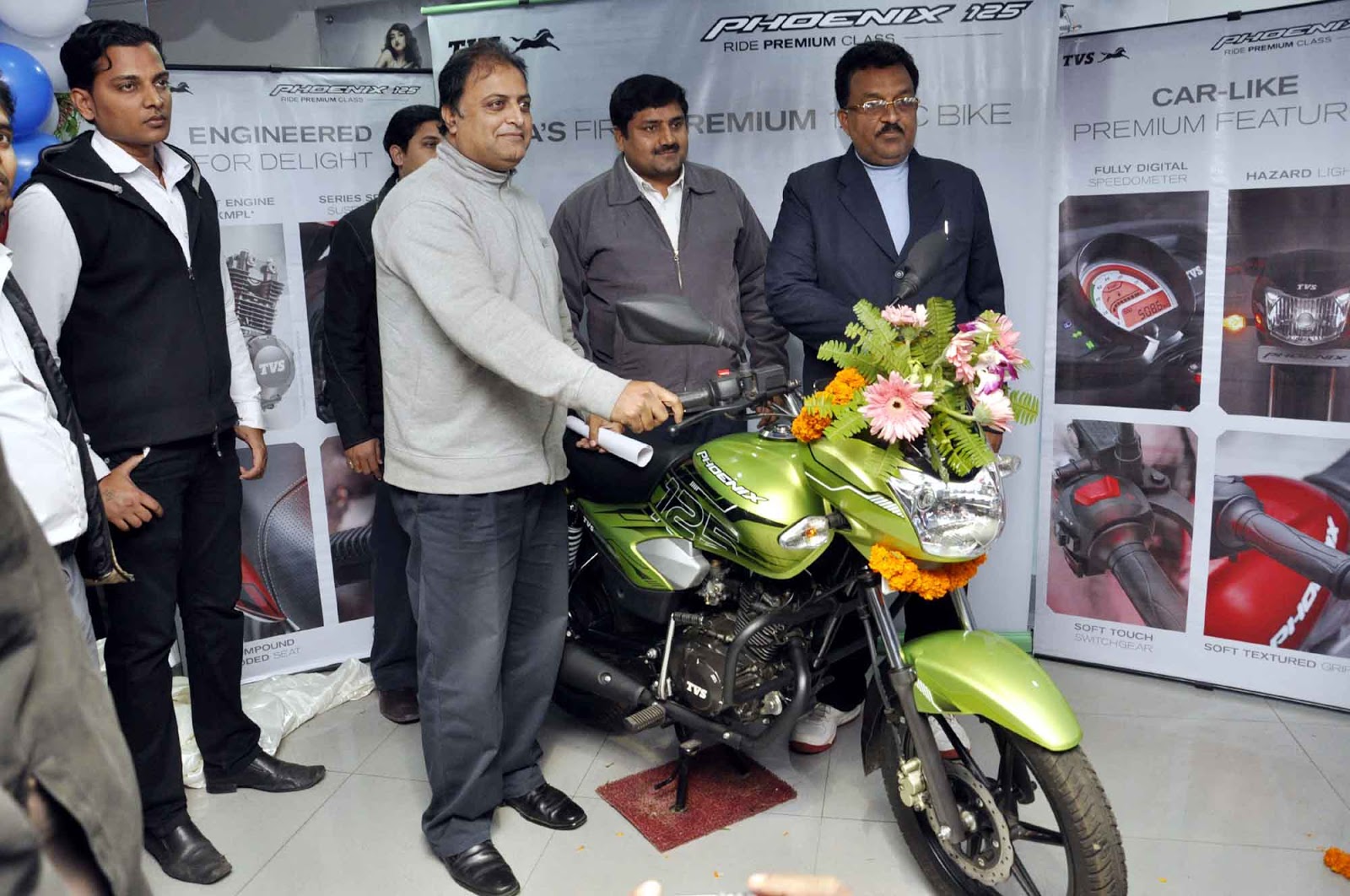 View Patna TVS launches 125cc bike in Patna
